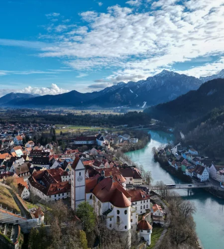 Füssen skyline Duitsland
