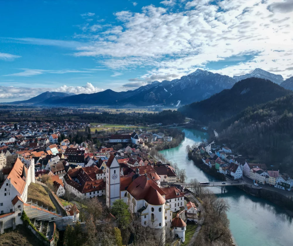 Füssen skyline Duitsland