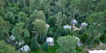 Impression Nordic Woods - de wilderness glamping in Zweden