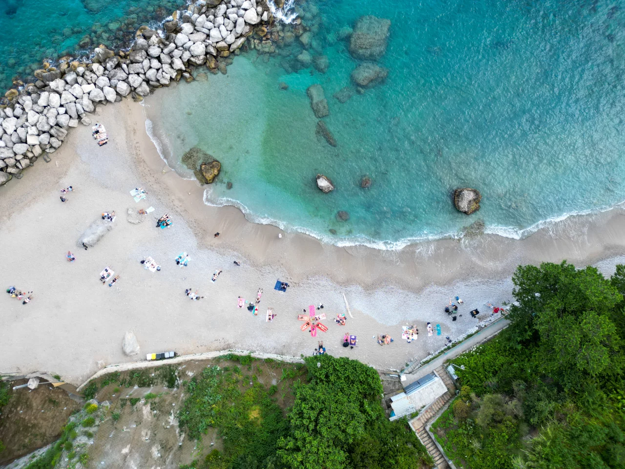 Strand op Capri Island - Reiskick