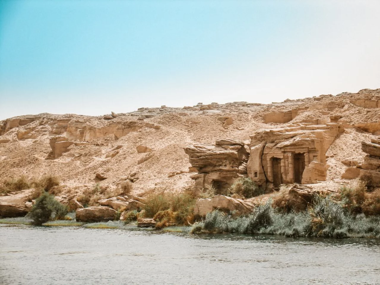 Edfu oever van de Nijl, Egypte - Reiskick