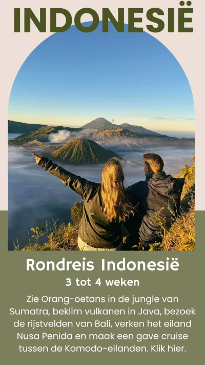 Flyer rondreis Indonesië 3-4 weken - Reiskick