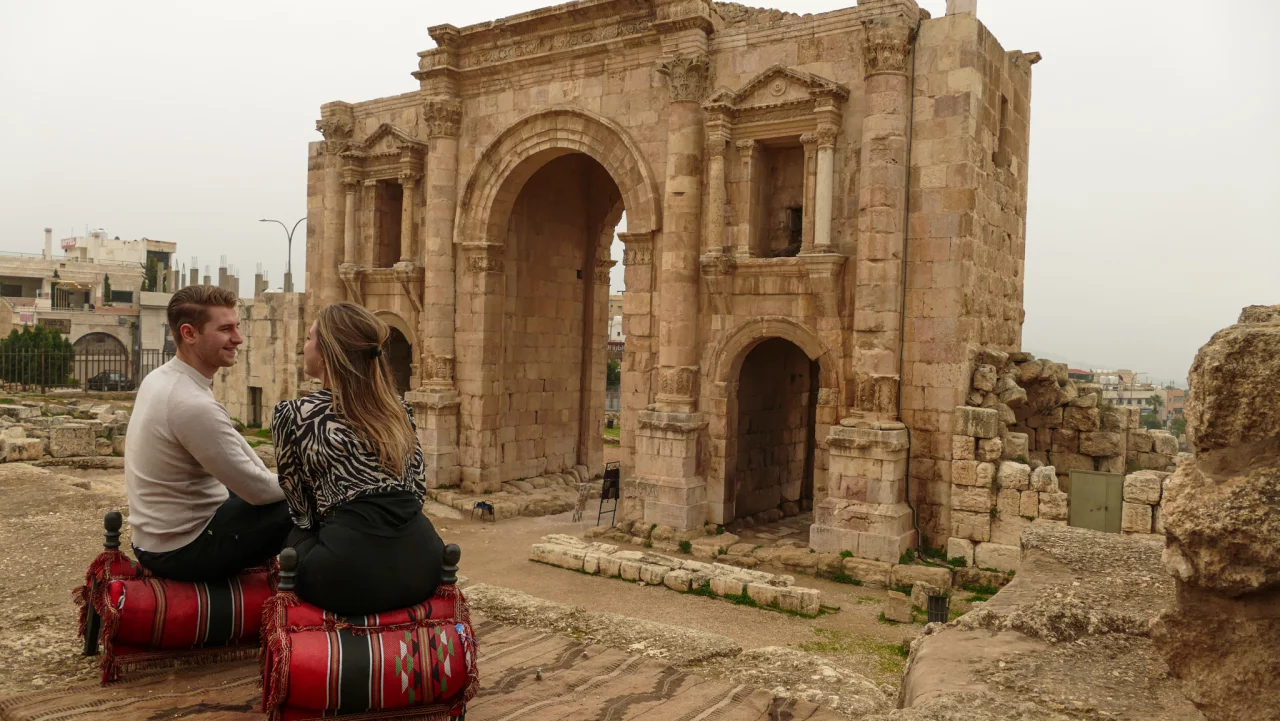 Jerash ruines Jordanie - Reiskick