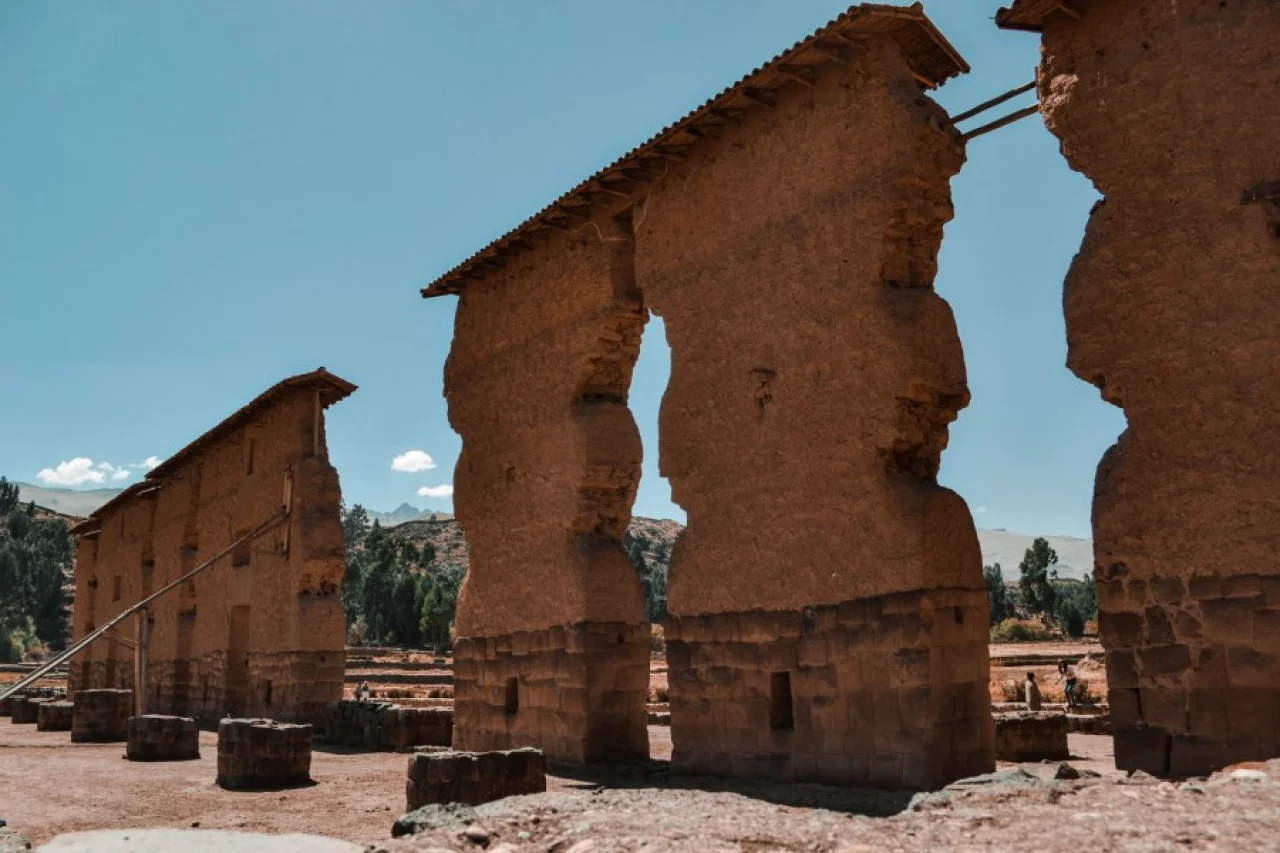 Inca ruïne in de omgeving van Puno