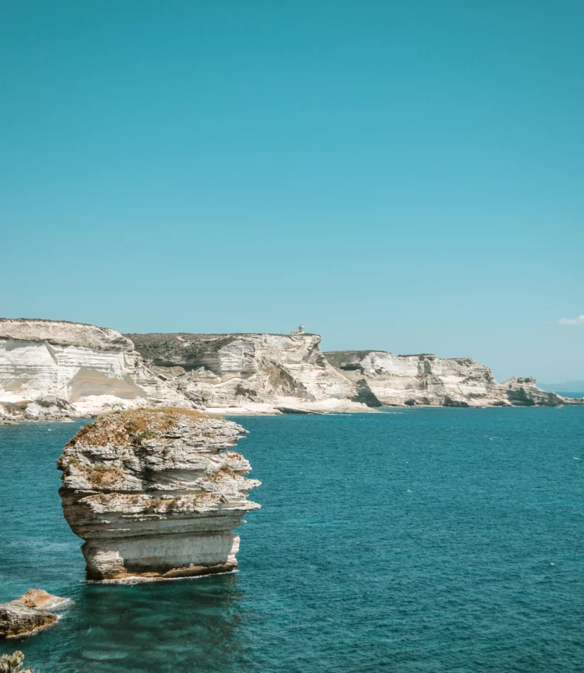 Bonifacio uitzicht Corsica, Frankrijk- Reiskick