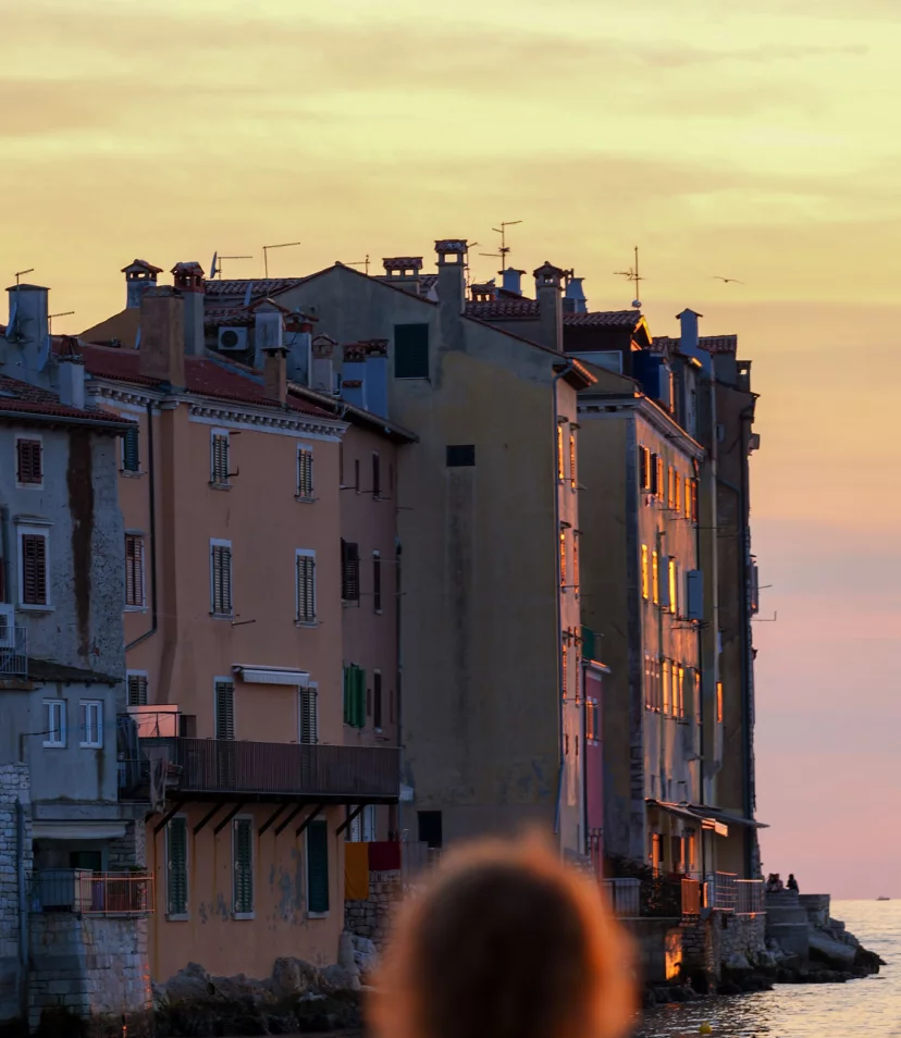 Rovinj zonsondergang - Reiskick